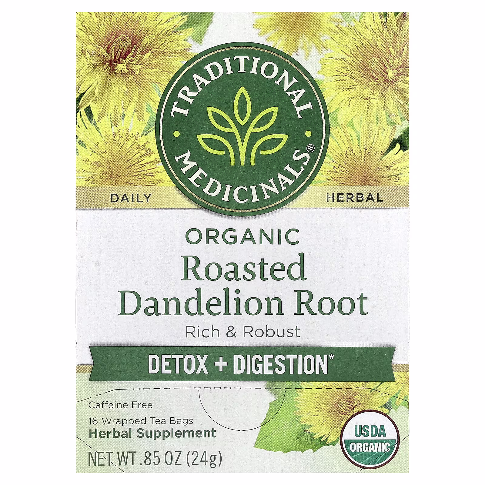 Traditional Medicinals Roasted Dandelion Root Tea